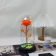 工厂直销跨境爆款炫彩永生金箔玫瑰花玻璃罩小夜灯创意礼品