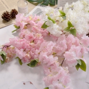厂家批发仿真花假花四叉加苞小樱花绢花婚庆装修会场多用花卉