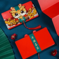 2024龙年折叠红包高端创意10卡原创国潮卡通压岁包结婚生日利是封