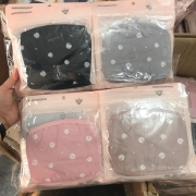 L5127 印花女士超柔口罩 冬季保暖防寒透气口鼻罩冬天防风